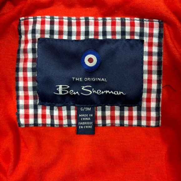 Ben Sherman Infant Snowsuit Sweater Fleece Lined Winter Pram Suit Size 6-9 Month - Picture 5 of 5